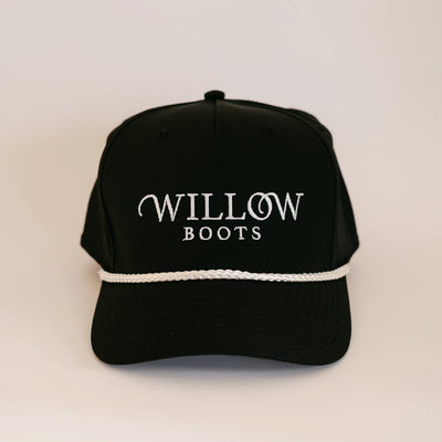 Willow Boots Black Rope Cap